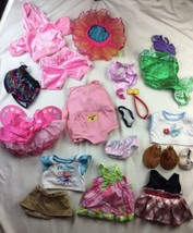 Lot Build A Bear Workshop Plush Clothes Girl Dress Shoes Princess Gown Babw #12 - $29.64