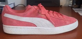 Puma Sive 7.5 Suede Classic Lace Up 60 Pink Low Sneakers Shoes Womens  - £14.70 GBP