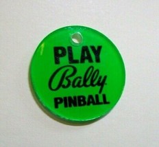 Play Bally Pinball Elvira And The Party Monsters 1988 Plastic Promo Keychain NOS - £5.77 GBP