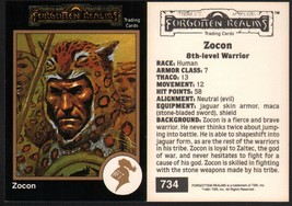 1991 TSR AD&amp;D Gold Border Fantasy Art Card 734 Dungeons Dragons Forgotten Realms - $6.92