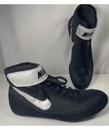 Nike Wrestling Shoes Mens 7 SpeedSweep VII Black Suede Athletic Sneakers... - $40.64 CAD