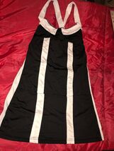 NAUGHTY SEXY WOMAN HALLOWEEN COSPLAY COSTUME BEETLEJUICE VERY SHORT DRES... - $23.46