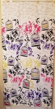 Birds Bird Cage Flowers Floral 100% Polyester Shower Curtain FREE SHIPPING - £15.17 GBP