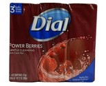 3 Pack Dial Power Berries Bar Soap 4 Oz. Each - £39.50 GBP