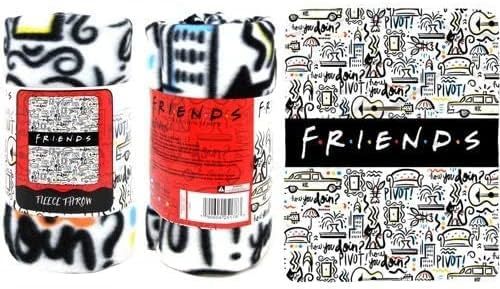 Primary image for Friends Tv Show How You Doin' And Pivot Nyc Fleece Throw Blanket By The