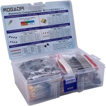 Mogaopi Electronic Component Kit And Total 1390 Pcs. Led Diodes, Metal Film - $38.99