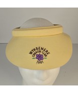 Vintage 1981 Wyndemere Country Club Purple floral yellow women&#39;s visor U... - €29,77 EUR