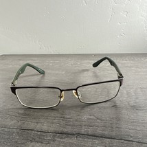 Carrera Eyeglasses CA6606 062J Silver Green Rectangle FRAMES ONLY 55-18 145 - $19.41