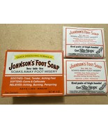 Johnsons Foot Soap Powder Soak 2 Packets With Box Discontinued NOS - $29.07