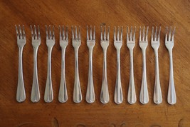 Lot of 12x Towle ASHLEY Stainless Supreme Korea Cocktail Seafood Fork Fl... - $353.57 MXN