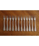 Lot of 12x Towle ASHLEY Stainless Supreme Korea Cocktail Seafood Fork Fl... - $353.57 MXN
