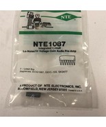 (2) NTE NTE1087 Integrated Circuit Low Noise Preamp - Lot of 2 - $19.99