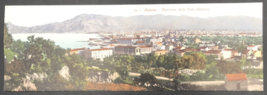 c1910s Panoramic Palermo Italy Villa Belmonte Postcard Mussolini Death P... - £11.12 GBP