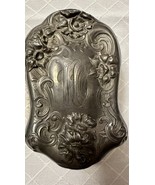 Flowers &amp; Scrolls Wallace Bros STERLING SILVER Antique Vanity Clothes/ha... - $111.16 CAD