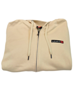Full Zip Hoodie Men M Ivory Cotton Blend Fleece Interior by Quiksilver - $29.70