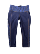 ATHLETA Womens Leggings Space Dye Splits REVELATION Capri Crop Blue Size XS - £9.20 GBP