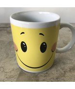 Smiley Face Yellow Mug Happy Smile Coffee Tea Cup - $226.18 MXN