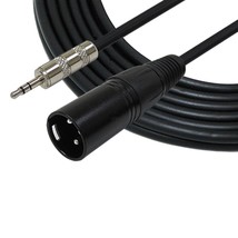Gls Audio 6Ft Cable 1/8&quot; Trs Stereo To Xlr Male - 6&#39; Cables 3.5Mm (Mini), Single - £27.59 GBP