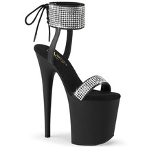 PLEASER FLAMINGO-870 Women&#39;s 8&quot; Heel Platform Back Tie Cuff Sandal W/RS ... - $57.95