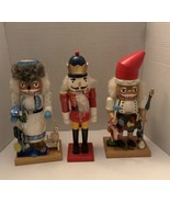 Lot Of 3 Wooden Nutcrackers - $19.99