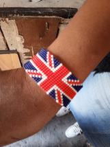 5 Pieces ?? Handmade United Kingdom Flag Beaded Bracelet – British Unise... - $837.42 MXN