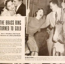 1949 Woodbury Facial Soap No Skin Burn Advertisement Merry Go Round Love... - $19.99