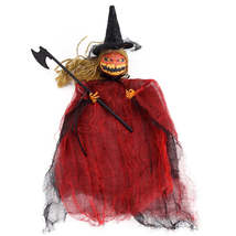 Halloween Terror Pumpkin Doll Pendant Haunted House Party Hanging Ghost Props(Re - £4.73 GBP