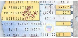 Cinderella Winger Ticket Stub March 18 1989 Richfield Ohio - £19.37 GBP