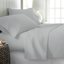 Comfy Sheets Egyptian Cotton 800-TC Full Sheets 4 Piece Set - SILVER - £55.06 GBP