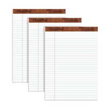 TOPS The Legal Pad Legal Pad, 8-1/2 x 11-3/4 Inches, Perforated, White, ... - £17.56 GBP