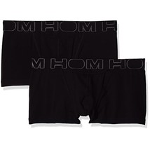 HOM Men&#39;s Boxerlines #2 Twopack Boxer Shorts, Black-Schwarz (Black V001)... - £75.93 GBP