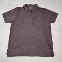 Old Navy Mens Polo Shirt Extra Large Heather Brown Casual Preppy Classic XL - £12.03 GBP