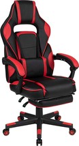 Gaming Computer Chair With Fully Reclining Back And Arms, A Slide-Out, In Red. - £178.01 GBP
