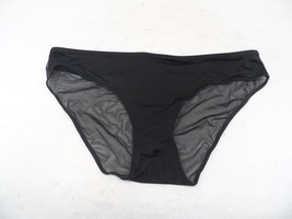 Adore Me Women&#39;s Lace Mesh Risque Panties 08469 Black Size Small - £3.72 GBP