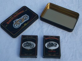 2 PK HARLEY DAVIDSON COMMEMORATIVE PLAYING CARDS IN TIN 191317of200k  19... - £3.51 GBP