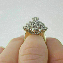 3.00Ct Rund Labor Erstellt Diamant Haufen Verlobung Ring 14K Weiß Vergoldet - £109.53 GBP