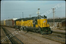 Railroad Slide Chicago &amp; NorthWestern CNW 6632 EMD SD18M Proviso ILL 12-93 - $24.95