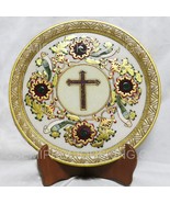 Natural Marble Jesus Christ Antique 24K Gold Foil Handcrafted New Home P... - £323.36 GBP