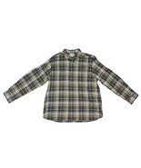 Mens Carhartt Trumbull Plaid Flannel Shirt Sz 2XL Relaxed Fit Cotton Bla... - £22.29 GBP