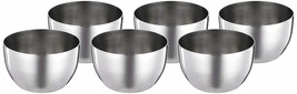 Set of 6 Stainless Steel Curries &amp; Soup Serving Bowl Small, Capacity 225ml Each - £27.26 GBP