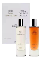Zara Red Temptation 80ml &amp; Golden Decade 80ml Duo Set Women Perfume Gift Duo Set - £60.22 GBP