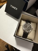 Timex Men's T2N848 Quartz Elevated Classics Dress Watch with Leather Band - $49.99