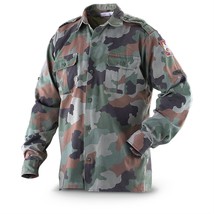 Vintage Serbian army camo shirt military camouflage Yugoslavian JNA 90s-... - £17.30 GBP+
