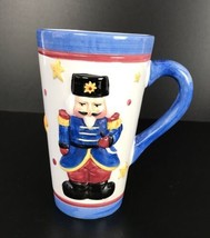 Christmas Mug Coffee Tea Cocoa Toy Soldier  Stoneware Gibson Housewares - £16.02 GBP