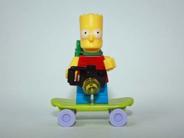 Minifigure Custom Toy Bart Simpson The Simpsons Cartoon - £4.00 GBP