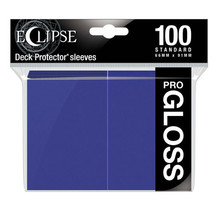 Eclipse Standard Deck Gloss Sleeves 100pcs - Royal Purple - $30.48