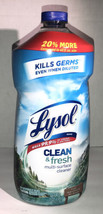 Lysol Clean &amp; Fresh Multi-Surface Cleaner,Cool Adirondack Air Scent 1ea 48oz Blt - £6.20 GBP