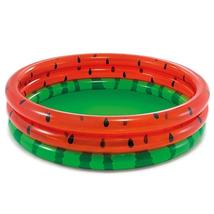 Intex - Children&#39;s Inflatable Pool With Three Rings 66&quot; X 15&quot; Watermelon... - £20.64 GBP