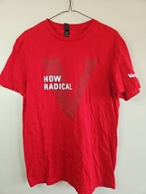 Vanguard &quot;How Radical&quot; T-Shirt, Investing/Finance, Red, Men&#39;s M - $459.63 MXN
