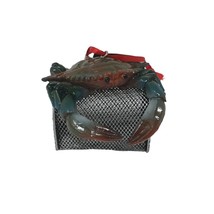 Kurt Adler Blue Crab with Wire Cage Ornament OS - £15.46 GBP